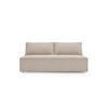 SCHLAFSOFA Mit Bettkasten DUO Poso Stoff Beige - Beige, Holz (198/89/90cm) - Kaiser Möbel