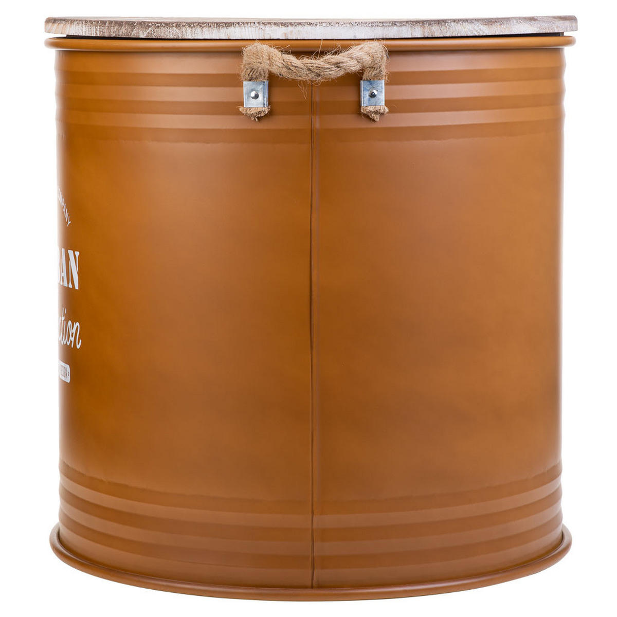 KORB aus Metall, braun, 50cm - Braun, Metall (50/50/50cm) - Wanderlust