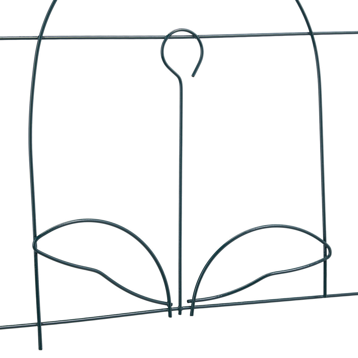 BEETZAUN - Grün, Metall (245/46.5/0.2cm) - Relaxdays