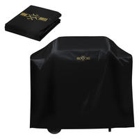 GRILLABDECKUNG - Schwarz, Metall (61/122/163cm) - BBQ Boss