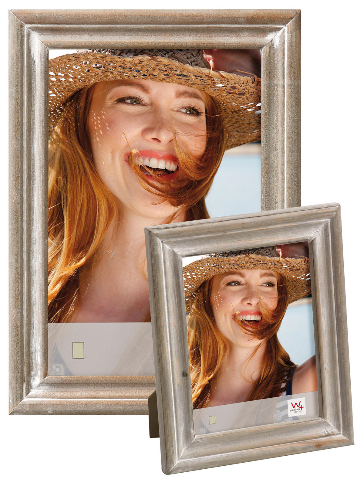 BILDERRAHMEN Dijon Portraitrahmen, 13X18 cm, braun - Braun, Holzwerkstoff (19/24.5/2.2cm) - walther design