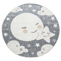 KINDERTEPPICH 200/200 cm Tweet 465 - Grau, Textil (200/200cm) - Paco Home
