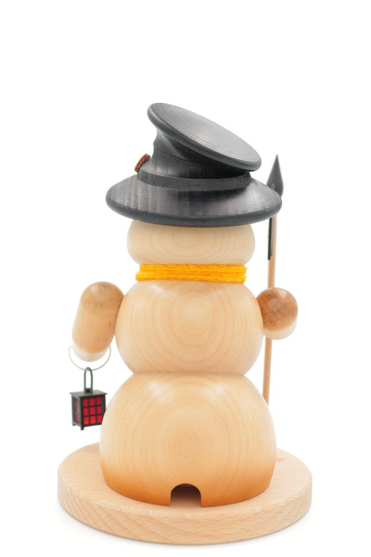 RAUCHFIGUR Schneemann Natur Nachtwächter 19 cm - Multicolor, Holz (15/19/0.1cm)