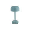 TISCHLAMPE James LED Blau 12.5/12.5/24.5 cm - Blau, Metall (12.5/12.5/24.5cm) - Leitmotiv