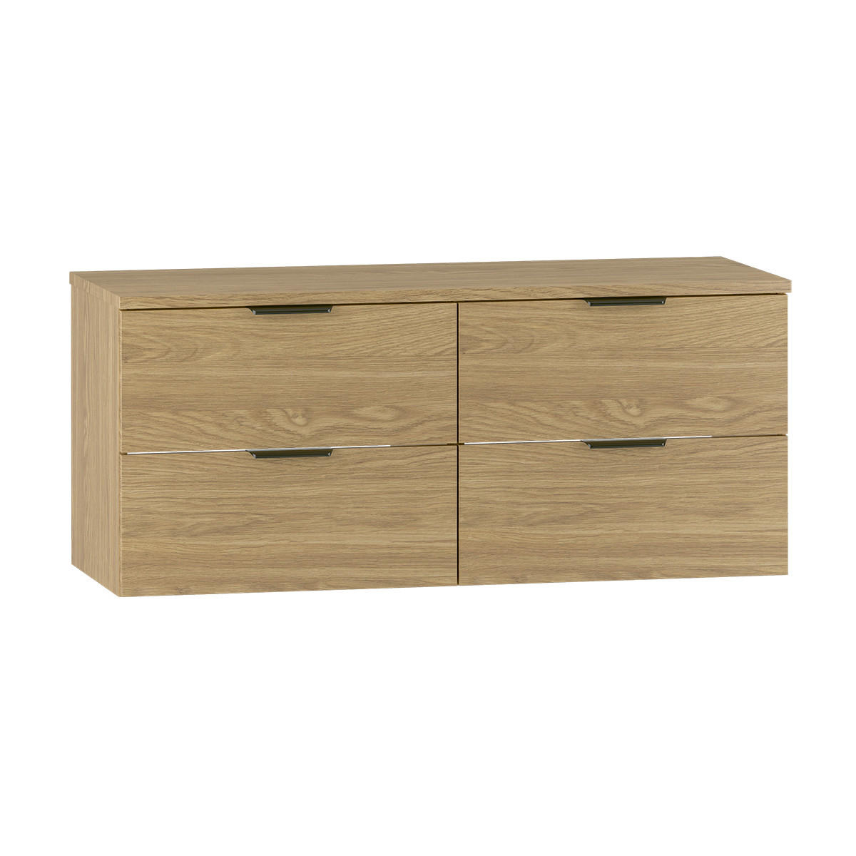 WASCHTISCHUNTERSCHRANK 120.6cm Astrid Holz - Braun, Holzwerkstoff (120.6/52.2/46.5cm) - Petits-meubles