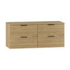 WASCHTISCHUNTERSCHRANK 120.6cm Astrid Holz - Braun, Holzwerkstoff (120.6/52.2/46.5cm) - Petits-meubles
