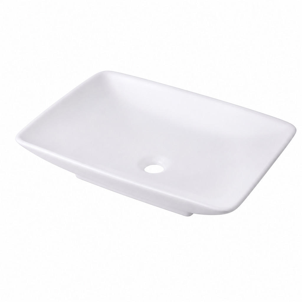 LAVOAR Alb ceramică fără orificiu pentru baterie