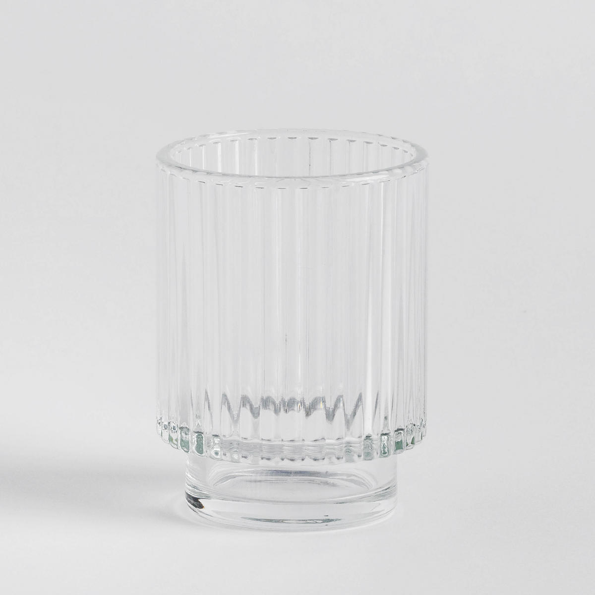 ZAHNPUTZBECHER Ryflos transparent - Transparent, Glas (7/9.7/7cm) - home&you