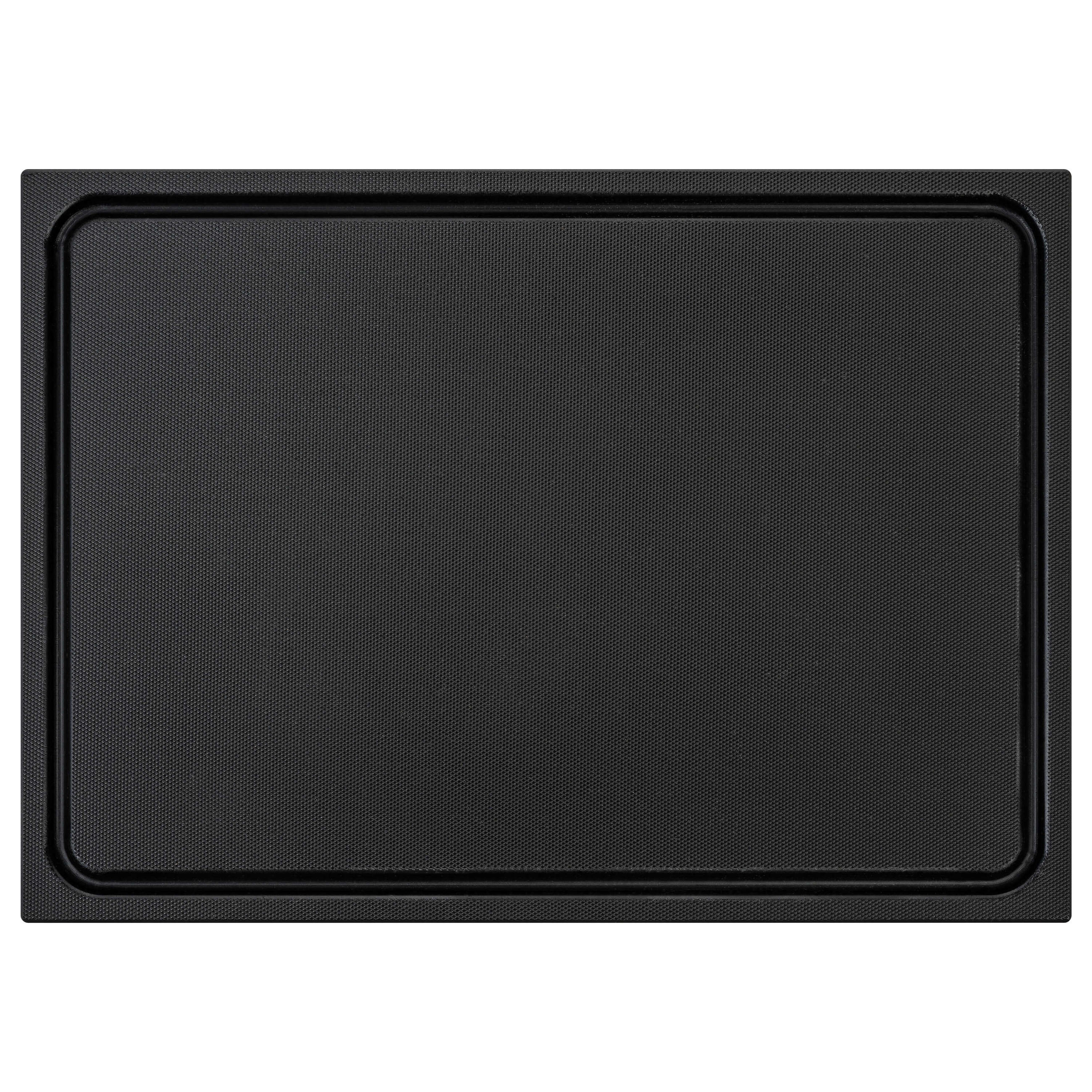 SCHNEIDEBRETT HDPE500 60x40x2 cm - Schwarz, Kunststoff (40/60cm) - Muvell