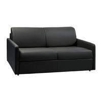 SCHLAFSOFA - 3 Personen - Kunstleder - Schwarz - Schwarz, Leder (170/97/223cm) - Vente-Unique