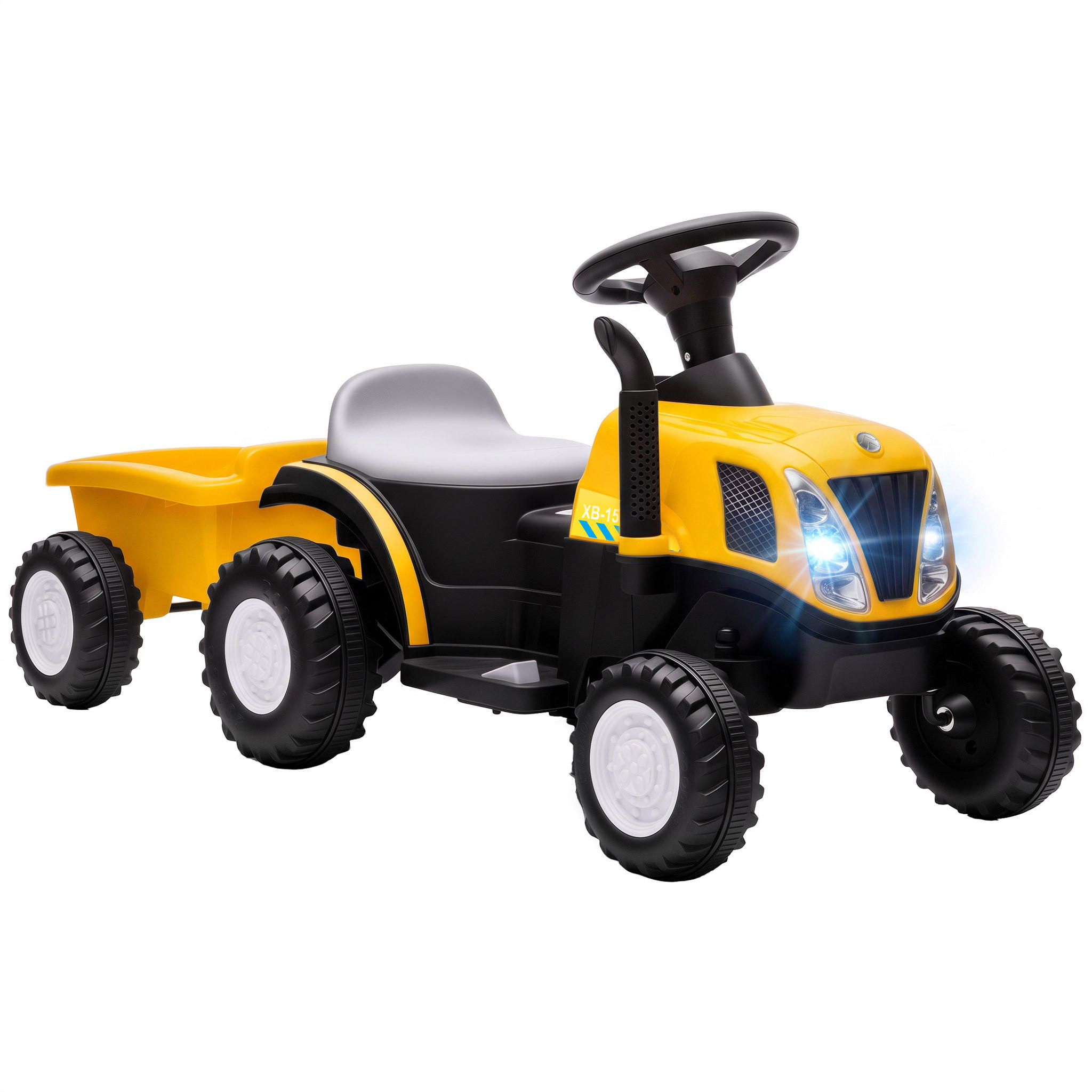 Aiyaplay Elektrischer-Traktor Gelb 40.5x48.5x106 cm
