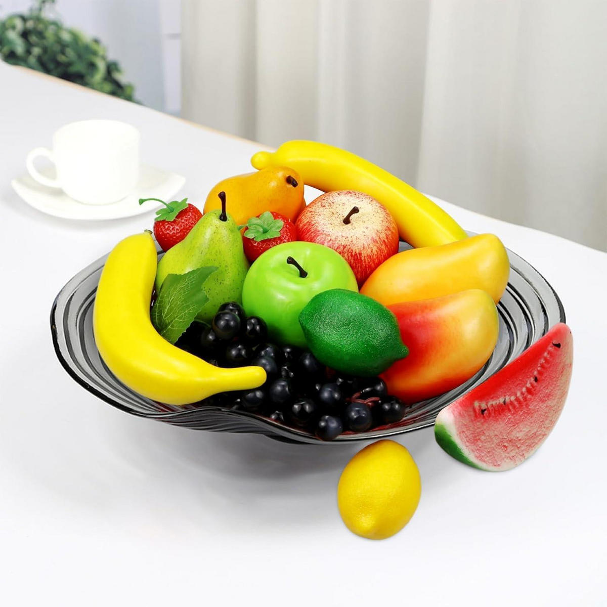 KÜNSTLICHE Früchte 14-teiliges Set - Multicolor, Kunststoff (8.7cm)
