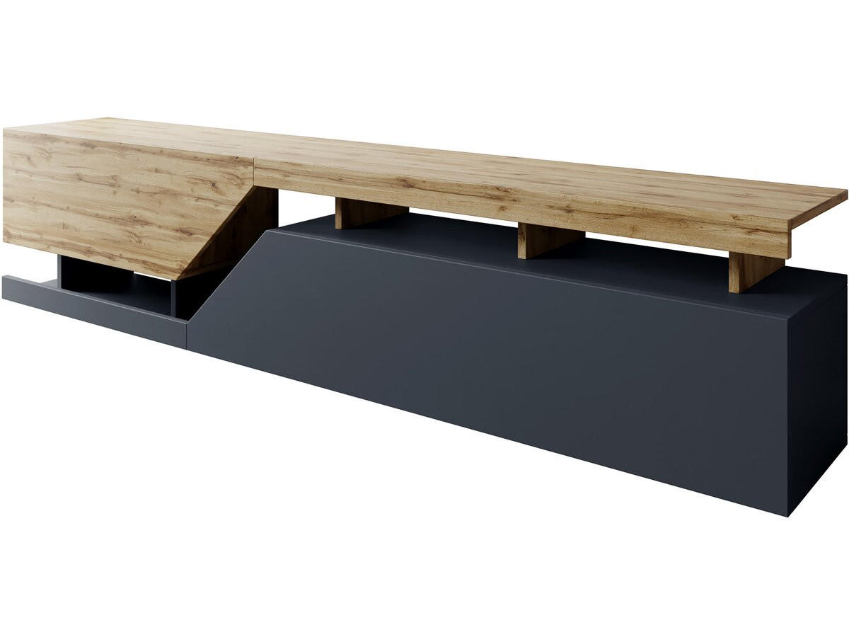 TV-MÖBEL ceelias Braun - Braun, Holz (46/35/160cm) - Habitat Garten