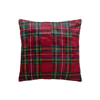 WEIHNACHTSKISSEN Klaus 45/45 cm - Rot, Textil (45/45cm)