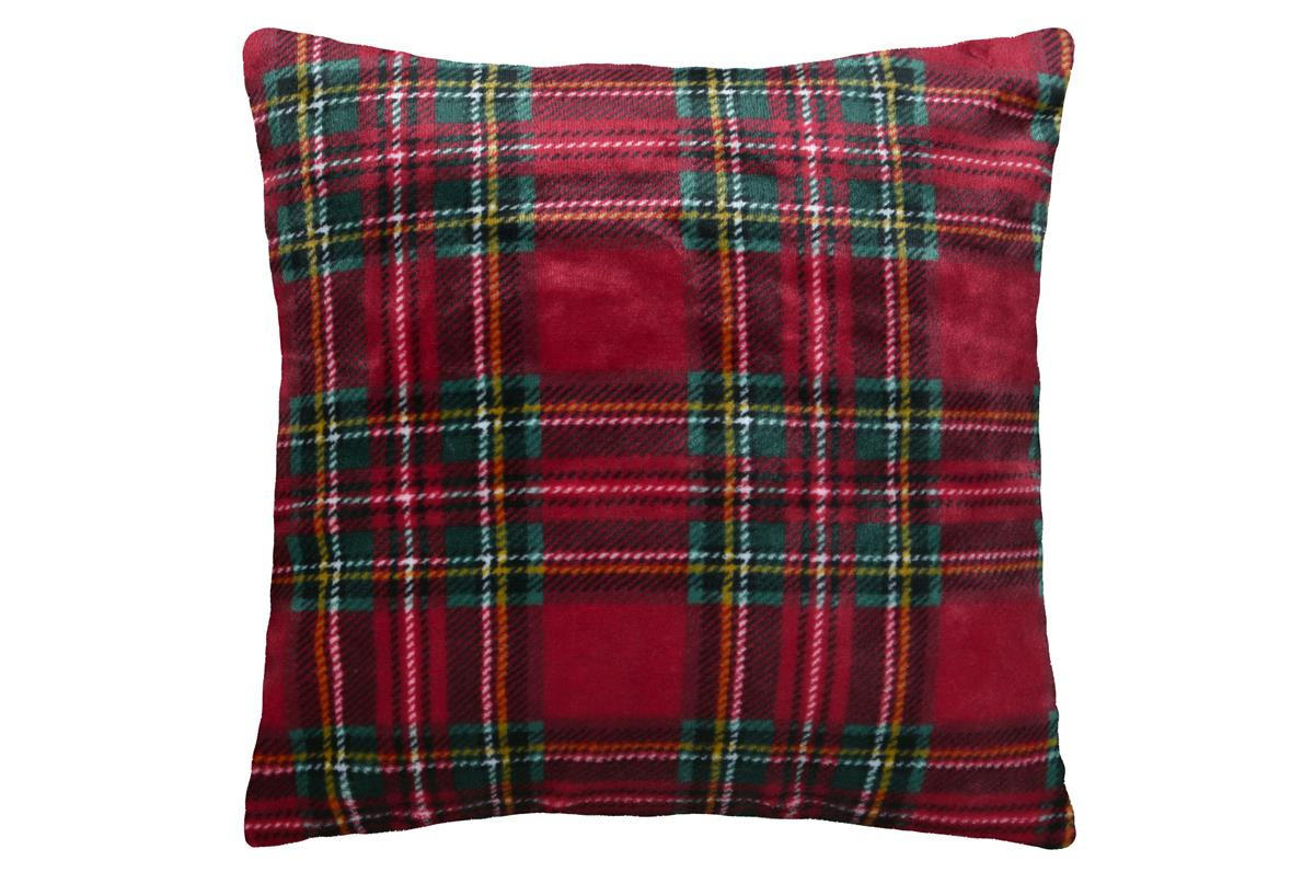 WEIHNACHTSKISSEN Klaus 45/45 cm - Rot, Textil (45/45cm)