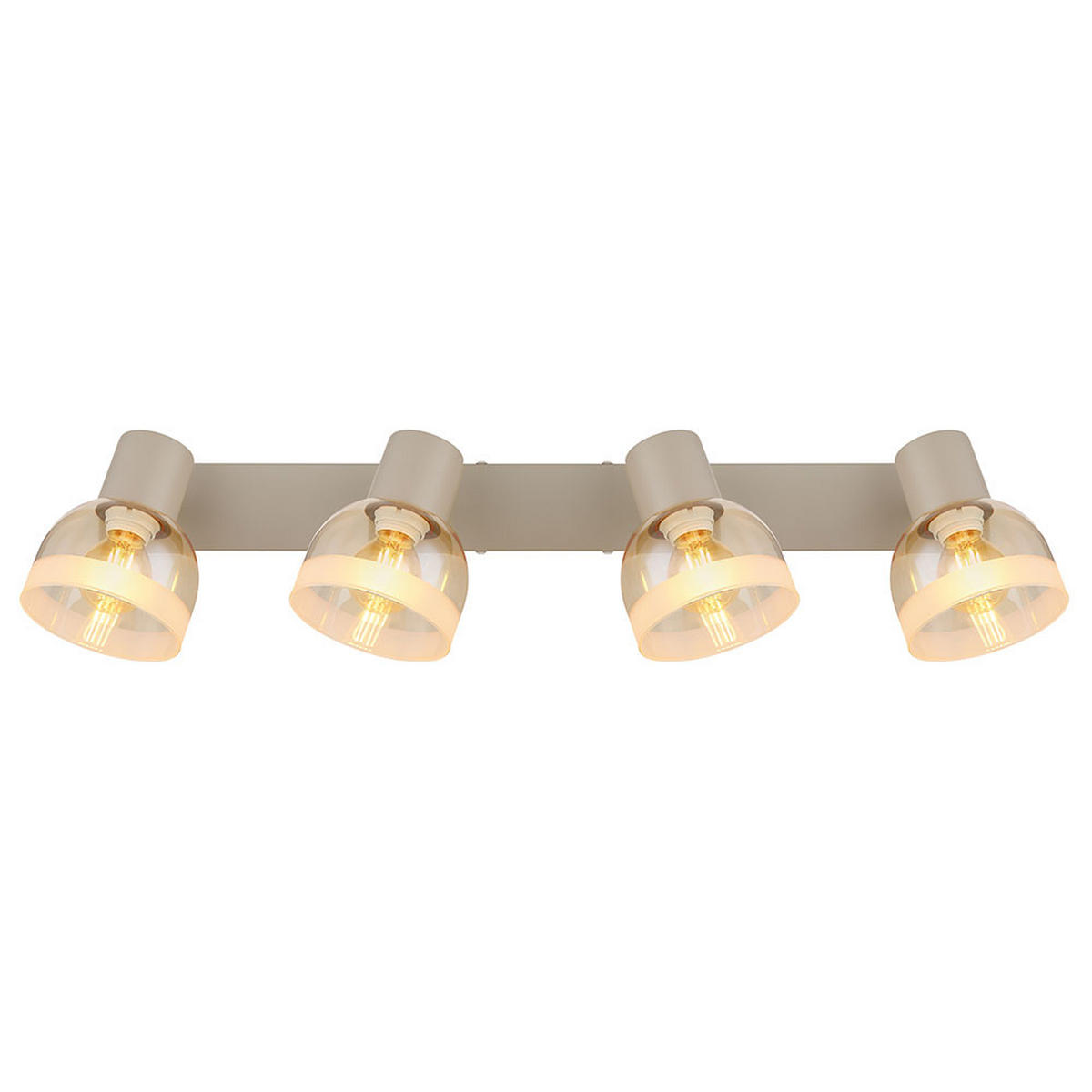 DECKEN SPOTS KAIRO - Bernsteinfarben, Glas (56/10/14cm) - Globo Lighting