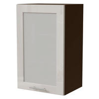 KÜCHENHÄNGESCHRANK Brerra W2S/45 Lava / RAL 9001 creme Hochglanz 45 / 32,5 / 72cm - Dunkelgrau/Creme, Holz/Holzwerkstoff (45/72/32.5cm) - Feldmann-Wohnen