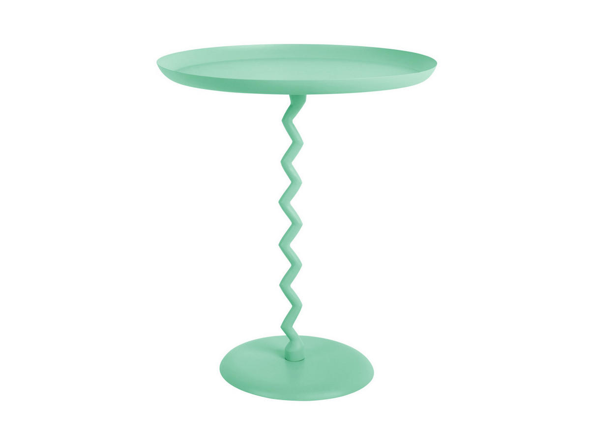 BEISTELLTISCH Zig Zag 44/44/52 cm - Grün, Metall (44/44/52cm) - Leitmotiv