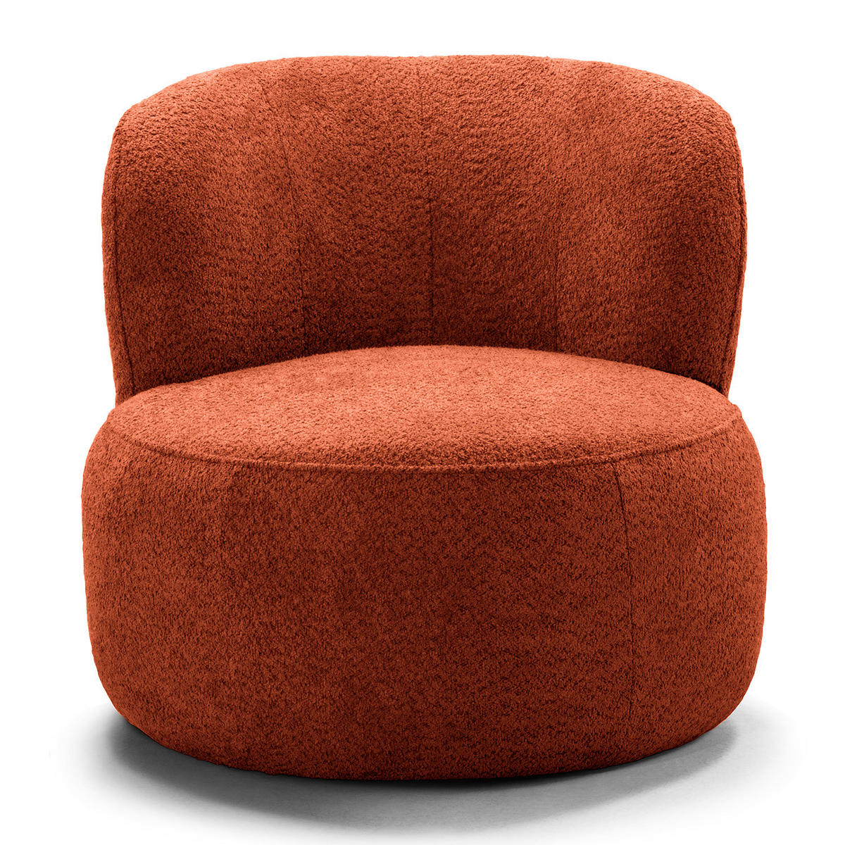 SESSEL - Rot/Schwarz, Kunststoff/Textil (78/75/84cm) - home24