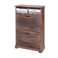 SCHUHKIPPER Braun - Braun, Holz (60/100/24cm) - MCW