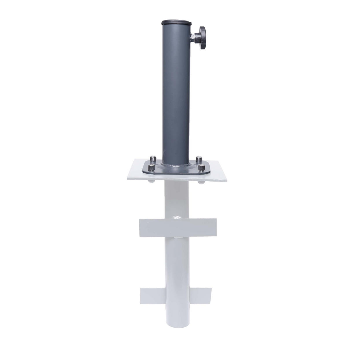 STÄNDER AUF BODENHÜLSE METALL Anthrazit - Anthrazit, Metall (13/13cm) - MCW