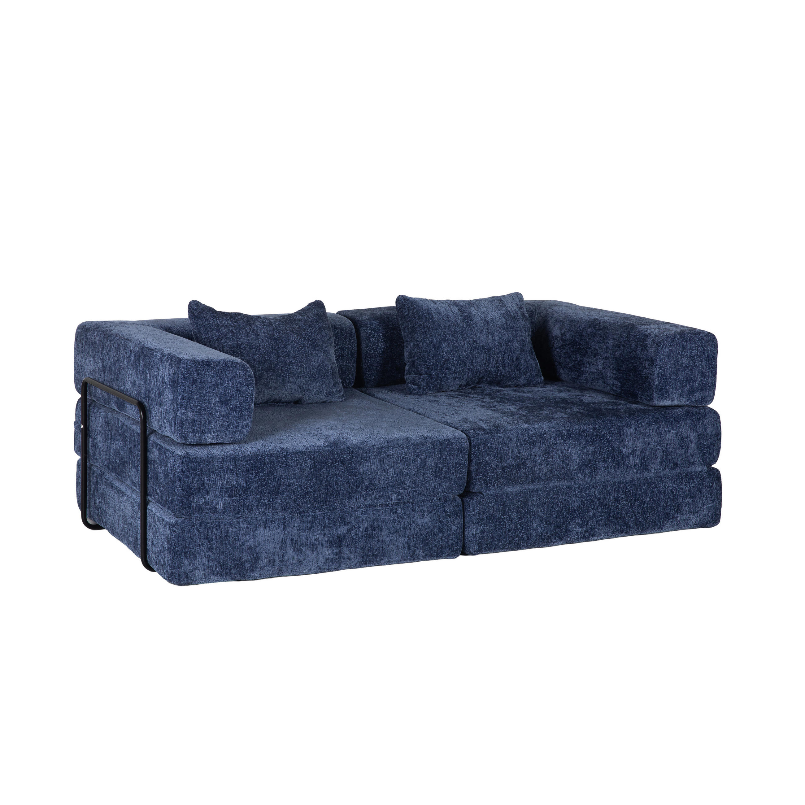 ComfortXL Schlafsofa Dunkelblau 200x63x100 cm