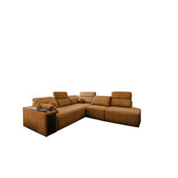 ECKSOFA Mindy IX Mit Schlaffunktion, Verstellbarer Rückenlehne Stoff Verita Kupfer Rechts - Kupferfarben, Holz (300/288cm) - Kaiser Möbel