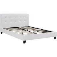 BETT julia weiss - Weiß, Textil (200/160cm) - Habitat Garten