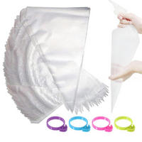 SPRITZBEUTEL 100 Stück Groß 55 cm Verdickt - Transparent, Kunststoff (49/28.5/55cm)