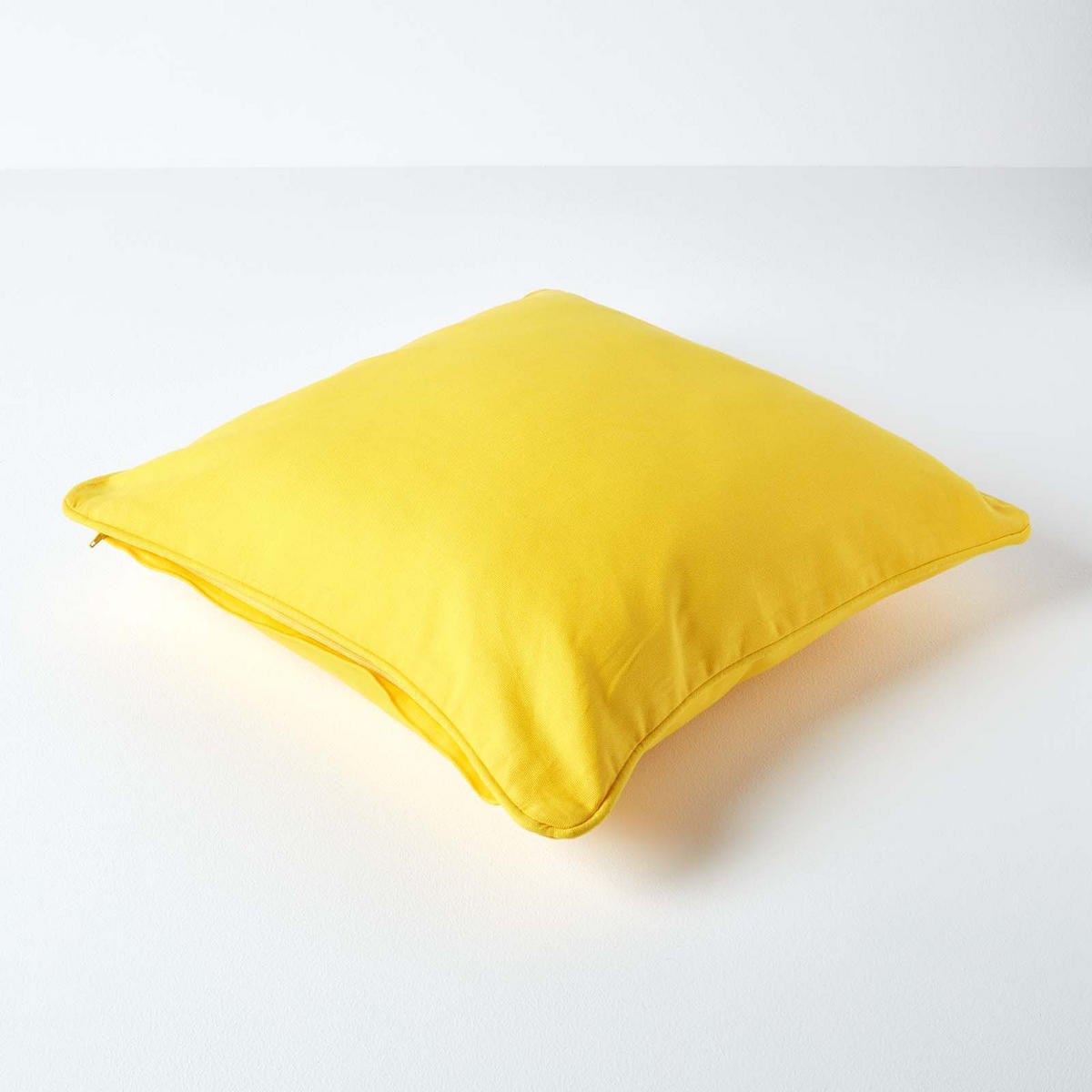 KISSENHÜLLE gelb 30/30 cm, 100% Baumwolle - Gelb, Textil (30/30cm) - Homescapes