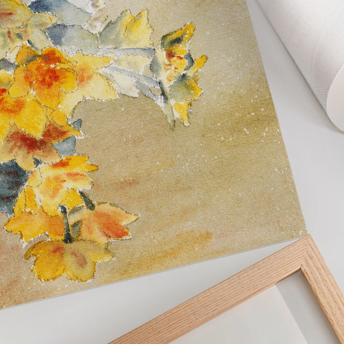 POSTER - 42x29 cm (A3) - Hannah Borger Overbeck - Orangenblüten - Gelb, Textil (42/29.7/0.1cm) - TULUP