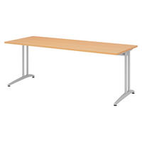 SCHREIBTISCH Serie-B 80/200/74 cm in Buchefarben - Buchefarben, Holzwerkstoff (80/200/74cm) - bümö