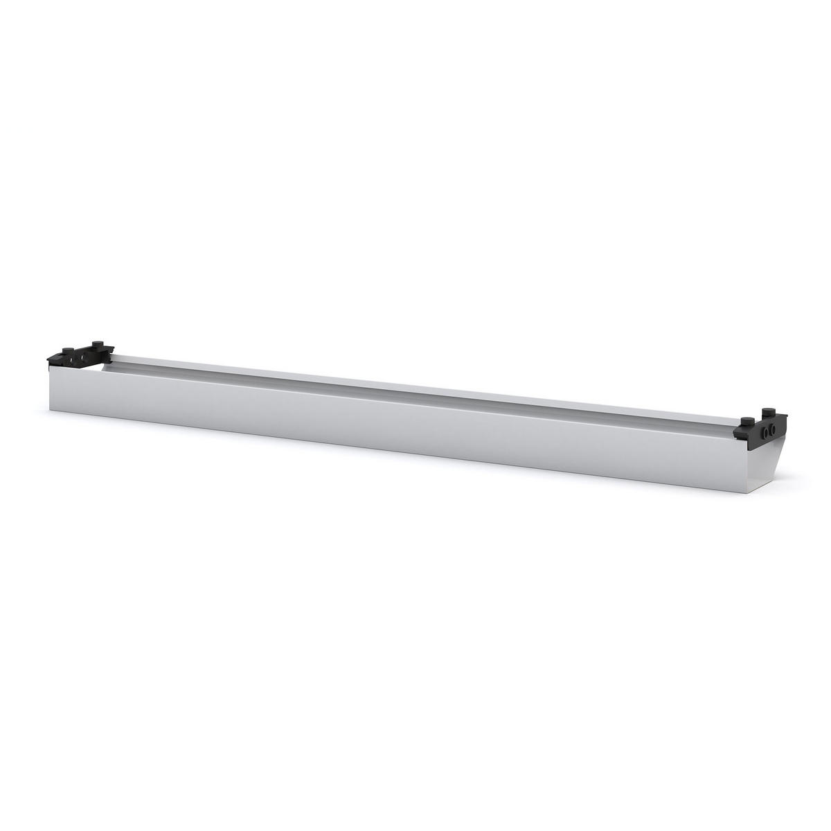 KABELKANAL Horizontaler Kabelkanal Flex-big / Ohne Zubehör Weiß 1280mm - Weiß, Metall (16/128/10cm) - ASSMANN