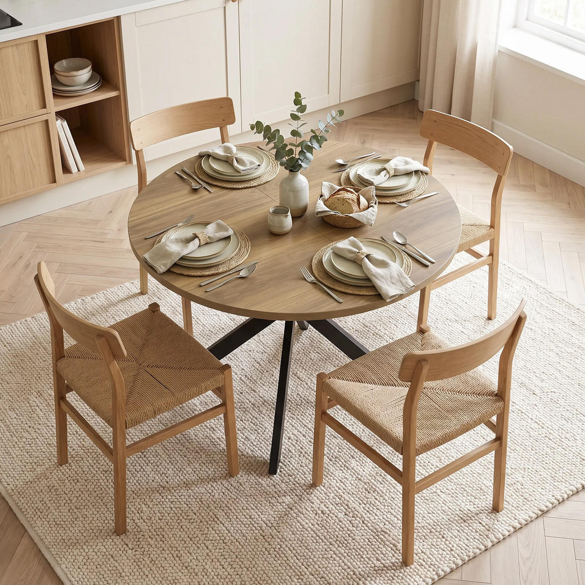 ESSTISCH Braun 135.0/100.0/75.0 - Braun, Holzwerkstoff (135/100/75cm)
