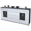 SIDEBOARD Grömitz Weiß Hochglanz - Weiß Hochglanz, Holzwerkstoff (166.5/75.5/35cm) - Vladon