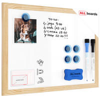 WHITEBOARD Magnetisch mit Naturholzrahmen 30x40cm - Weiß, Metall (30/40/1.5cm) - ALLboards