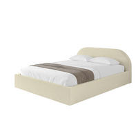 POLSTERBETT mit Bettkasten und Lattenrost, Bett mit Matratze H3/H4 - TIVON-V1 120x200 Beige - Taupe, Holzwerkstoff/Textil (120/200cm) - ALTDECOR