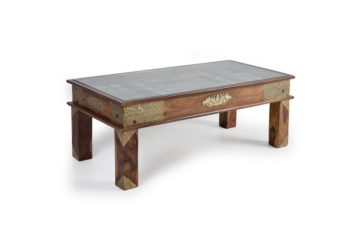 COUCHTISCH aus Palisander - Braun, Holz (120/60/45cm) - Giner y Colomer