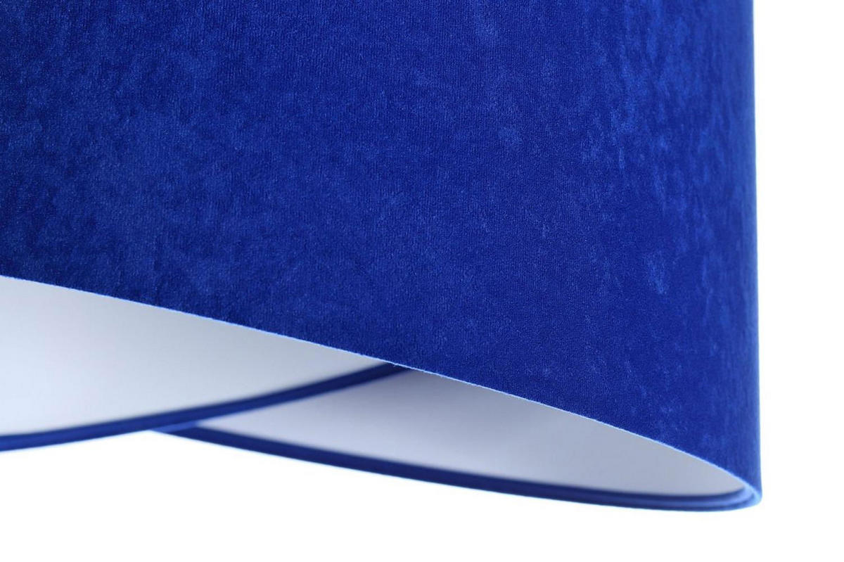 HÄNGELEUCHTE Blau 50/23 cm - Weiß, Kunststoff (50/1.3/23cm) - ONZENO