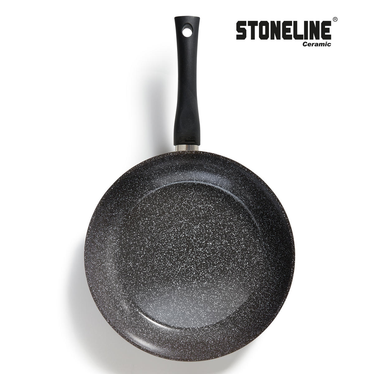 BRATPFANNE - Grau, Metall (28cm) - Stoneline