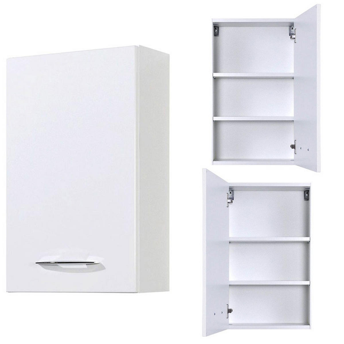 BADMÖBEL-SET 5-TLG. Florido-03 - Weiß, Holzwerkstoff (230/200/47cm) - Lomado