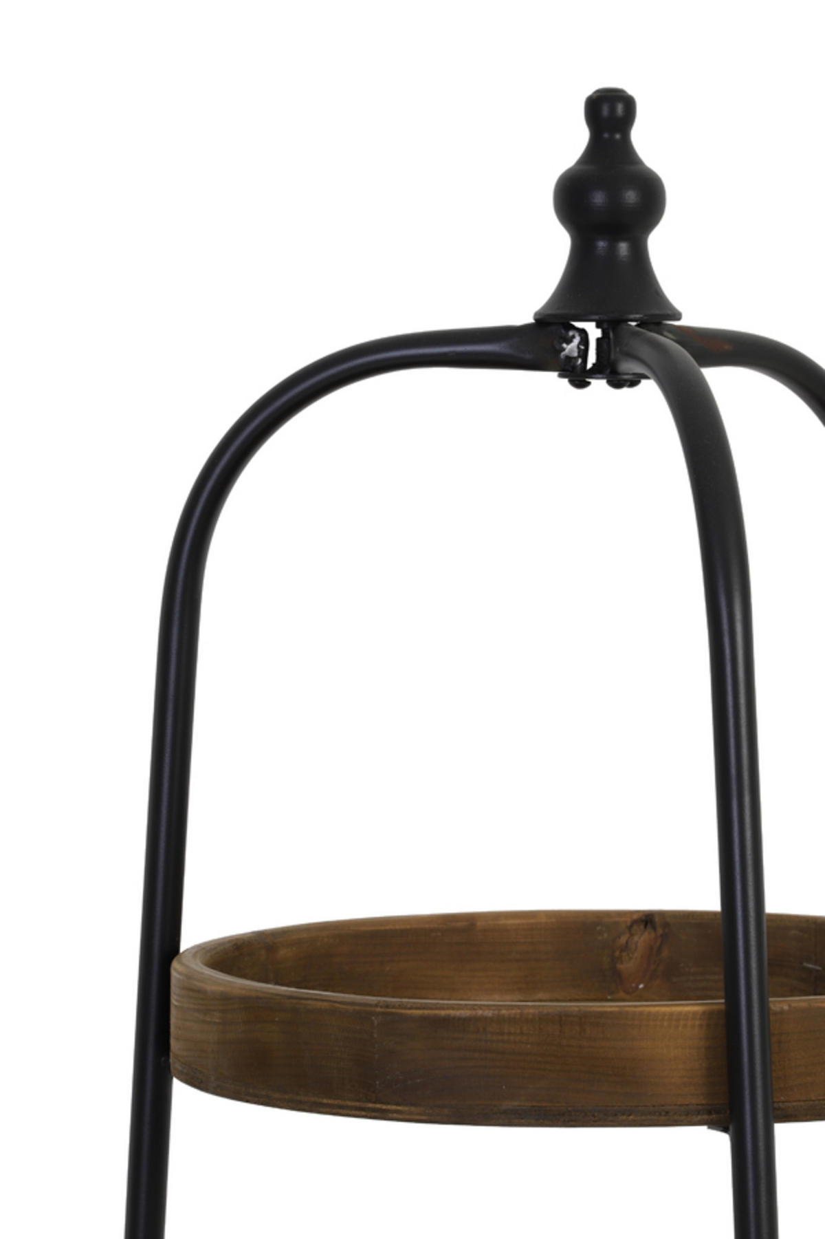 ETAGERE Karson Brown Ø48/167 cm - Braun, Holz (48/167cm) - Light & Living