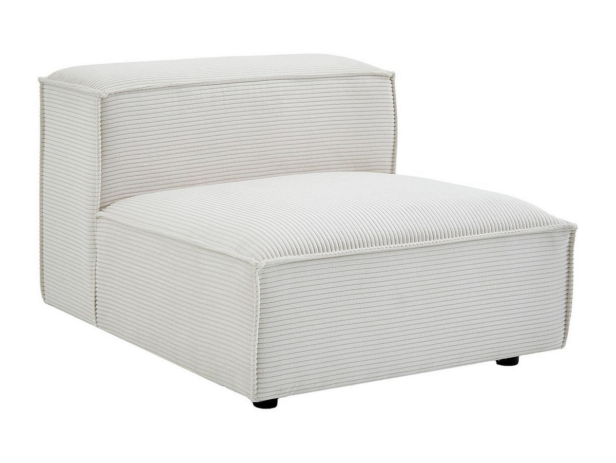 SESSEL mit gerader Rückenlehne - 1 Person - samt - beige Ruzolo - Beige, Holz/Textil (90/67/105cm) - Vente-Unique
