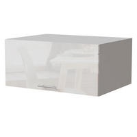 AUFSATZSCHRANK Essen W6B/80 Weiß Hochglanz / Weiß Matt 80 / 59 / 36cm - Weiß Hochglanz/Weiß, Holz/Holzwerkstoff (80/36/59cm) - Feldmann-Wohnen