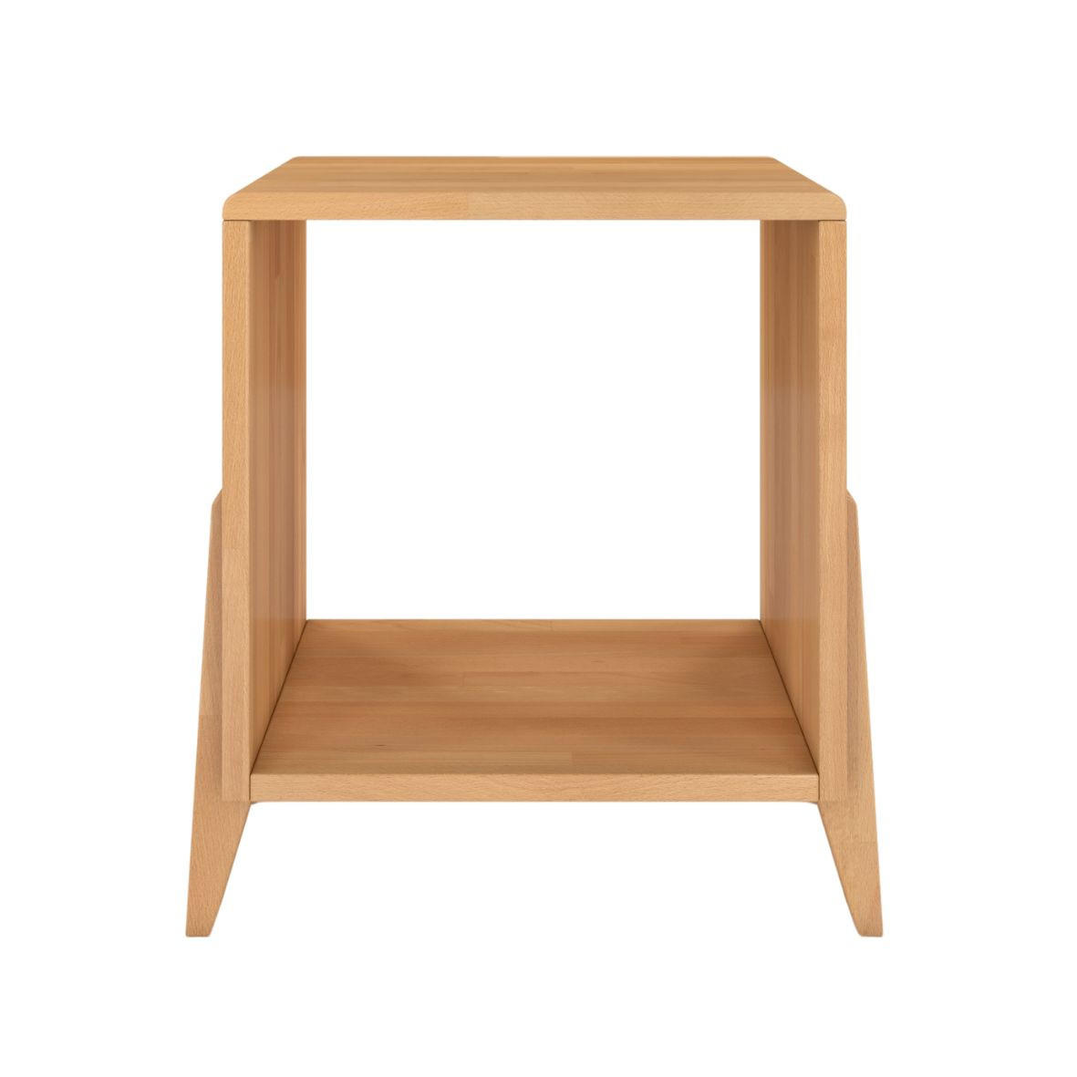 MASSIVHOLZNACHTTISCH Gdansk, Buche - lackiert, Naturfarben - Buchefarben, Holz/Buchenholz (45/51/35cm) - Visby
