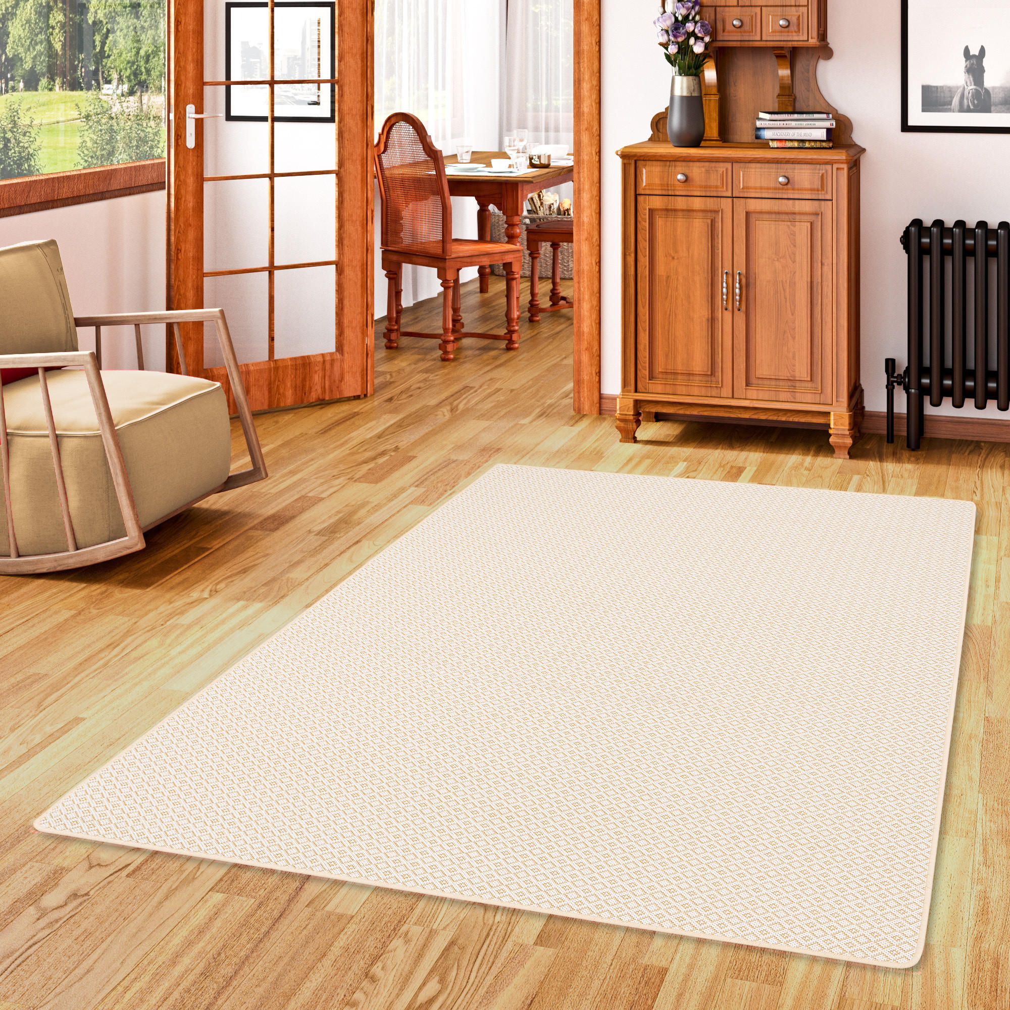 Thumbnail - Snapstyle IN, Honig, Textil, 80x160 cm, Teppiche & Böden, Teppiche, Outdoorteppiche