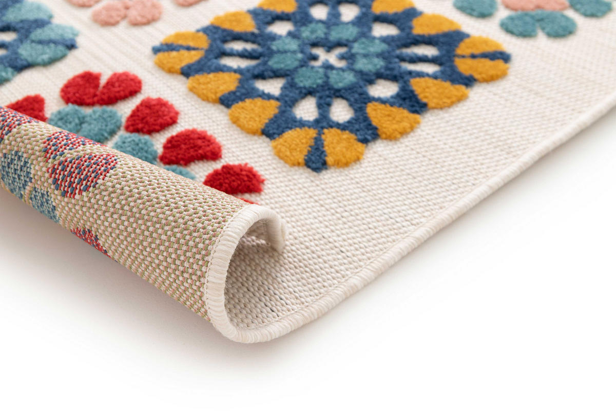 OUTDOORTEPPICH Mehrfarbiger Mila 80/150 cm - Multicolor, Kunststoff/Textil (80/150cm) - Atticgo