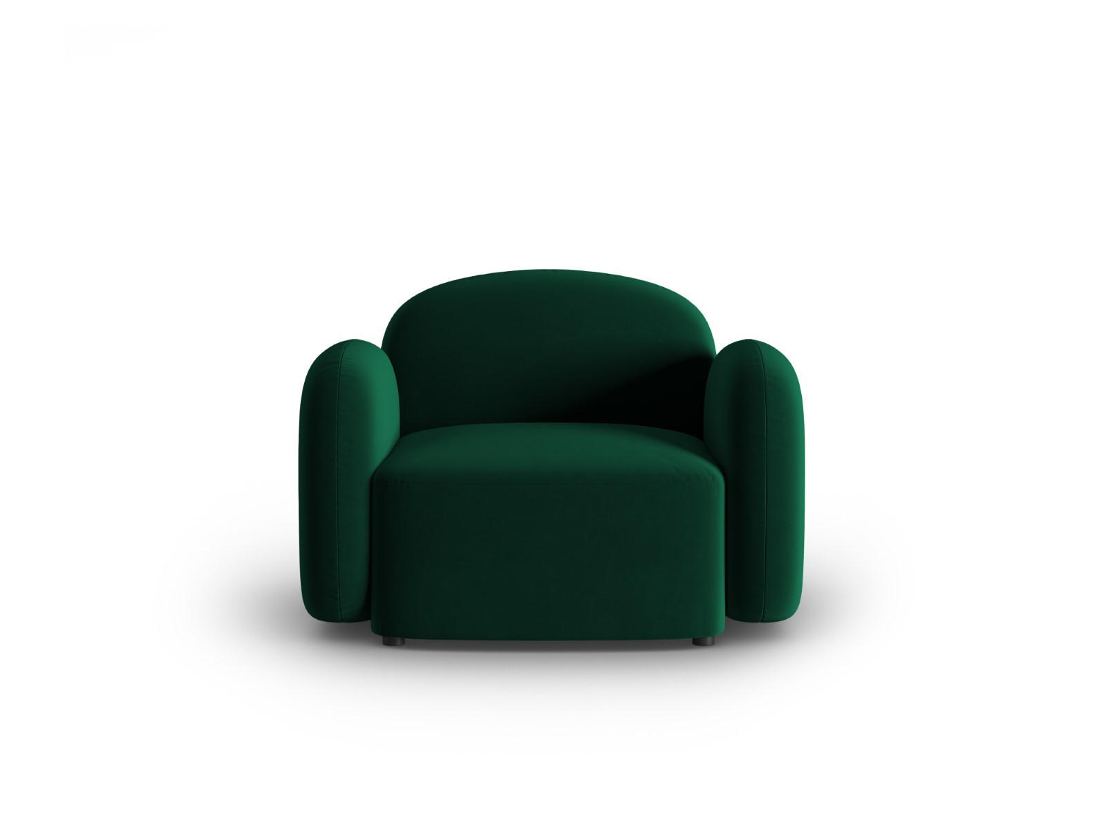 SESSEL Blair aus Samt flaschengrün - Dunkelgrün, Textil (87/80/119cm) - Micadoni