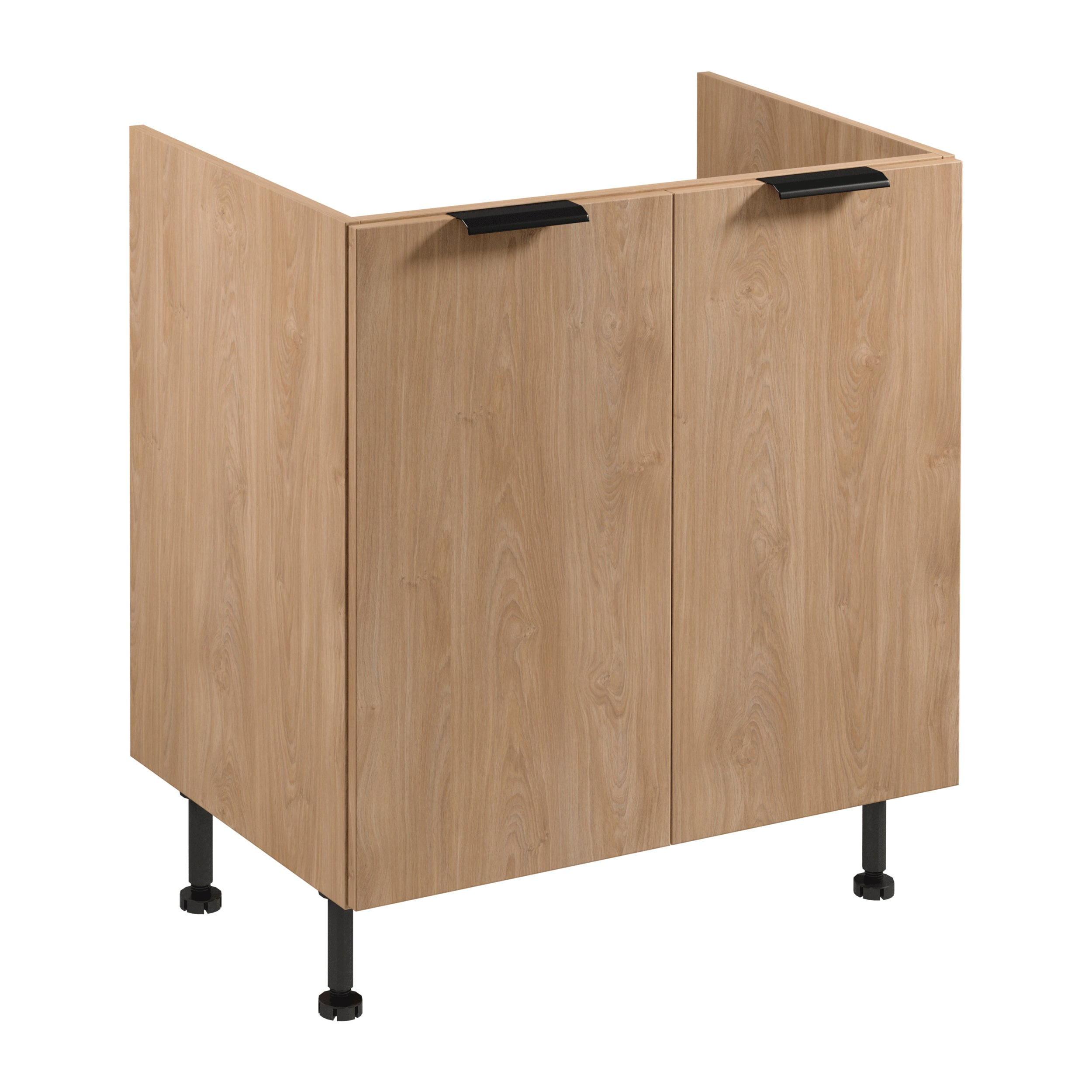 SPÜLENUNTERSCHRANK D80Z – Sorento – Sonoma Eiche - Sonoma Eiche, Holzwerkstoff (80/87/52cm) - ROYAL24_MARKT