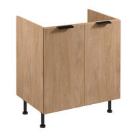 SPÜLENUNTERSCHRANK D80Z – Sorento – Sonoma Eiche - Sonoma Eiche, Holzwerkstoff (80/87/52cm) - ROYAL24_MARKT